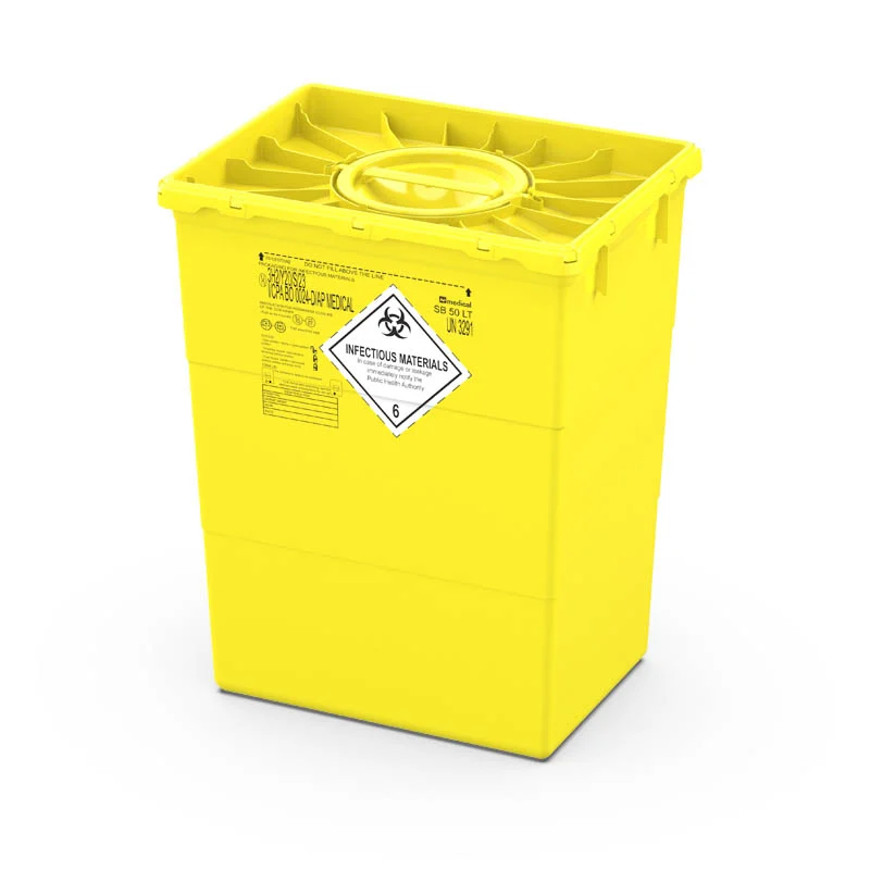 Badella SB - 50L, sárga, dupla fedéllel