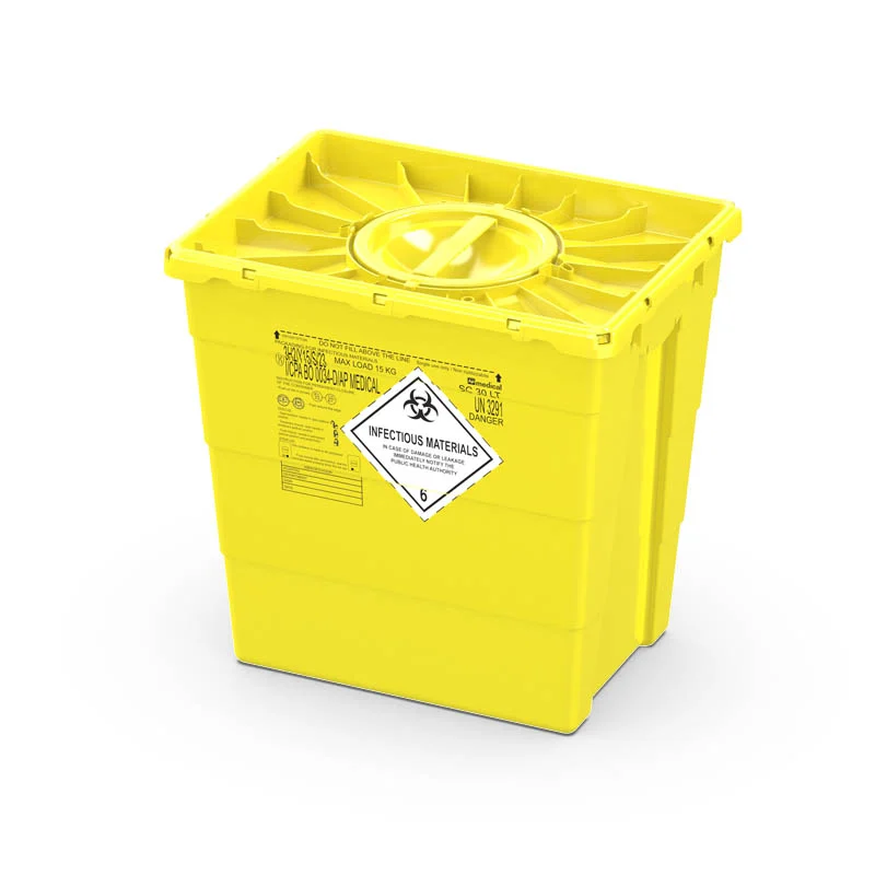 Badella SC DUO - 30L, sárga, dupla fedéllel