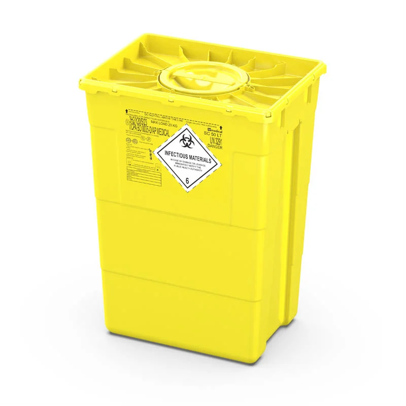 Badella SC DUO - 50L, sárga, dupla fedéllel