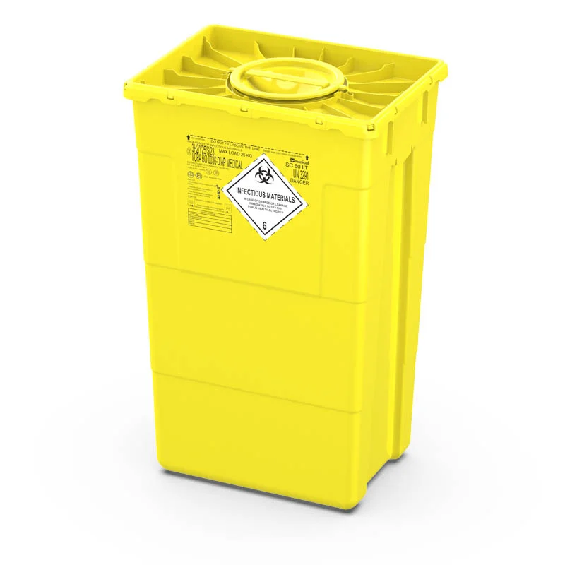 Badella SC DUO - 60L, sárga, dupla fedéllel