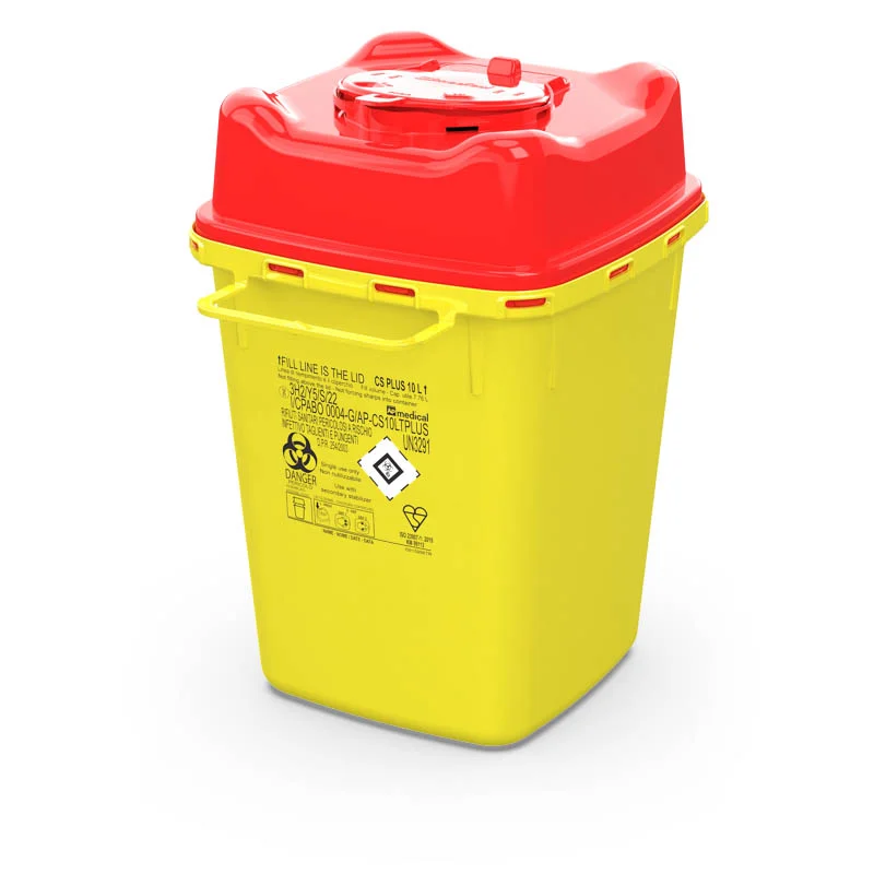 Badella - tűgyűjtő - CS PLUS 10L, sárga-piros