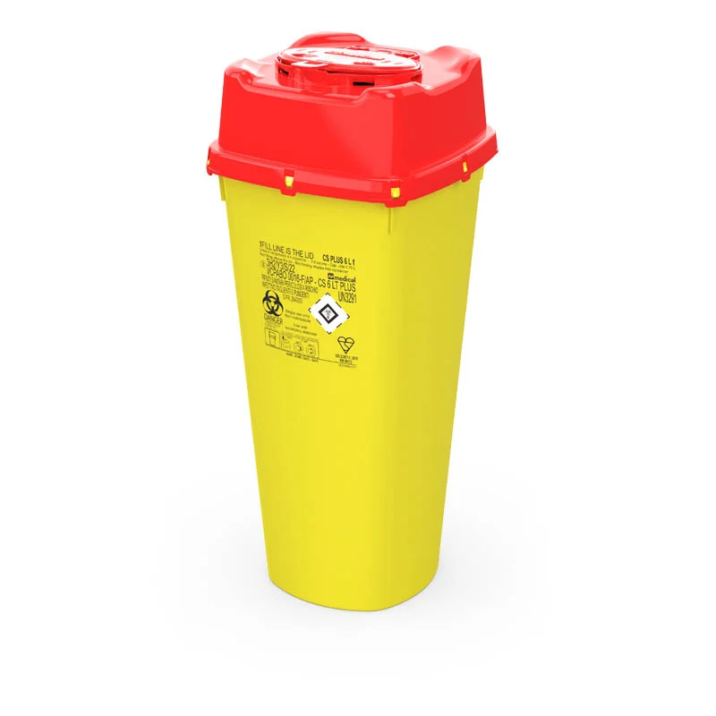 Badella - tűgyűjtő - CS PLUS 6L, sárga-piros