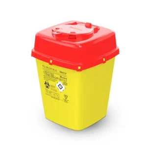 Badella - tűgyűjtő - DAILY 6L, sárga-piros