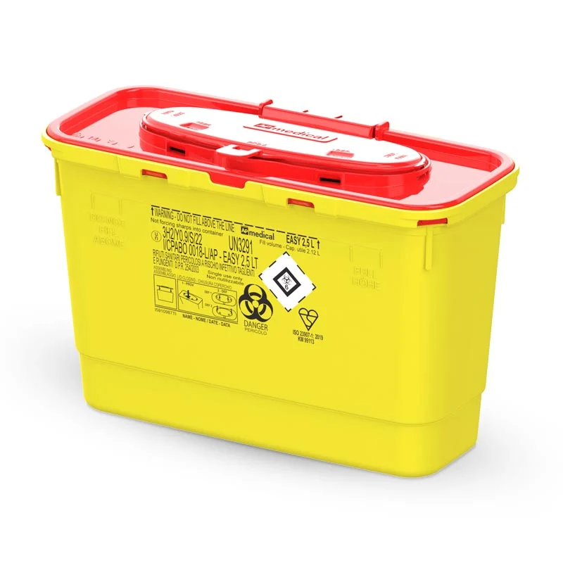 Badella - tűgyűjtő - EASY 2.5L, sárga-piros