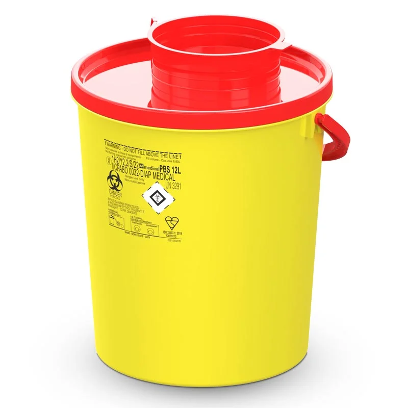 Badella - tűgyűjtő - PBS 12L, sárga-piros